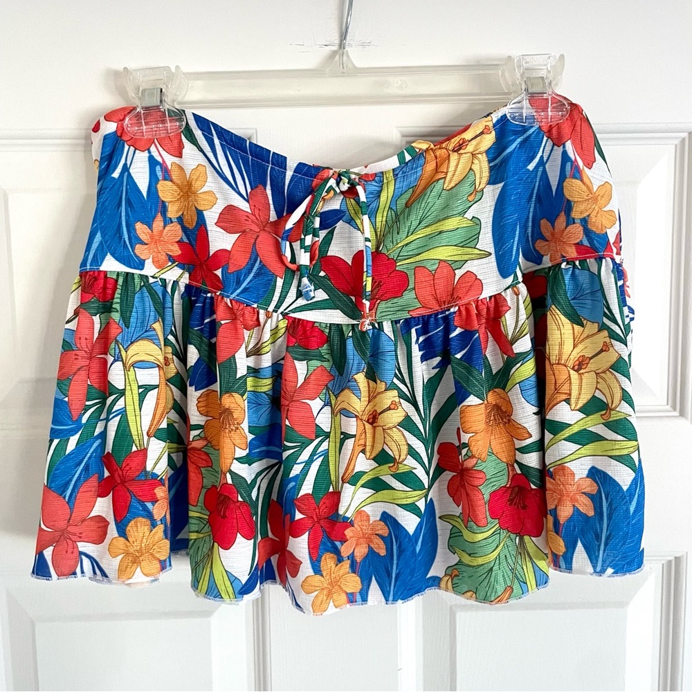 Hurley Beach Botanic Mini Skirt Cover-Up